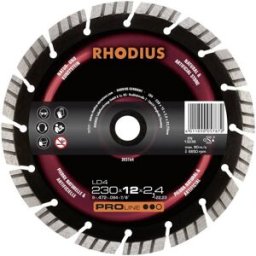 Rhodius 303163 LD4 Disque à tronçonner diamanté Diamètre 180 mm Ø de perçage 22.23 mm Pierre naturelle 1 pc(s)