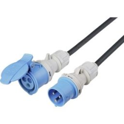 Sygonix SY-5244052 alimentation Rallonge 16 A noir 10 m H07RN-F 3G 2,5 mm² résistant aux intempéries, adapté pour une utilisation extérieure