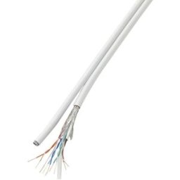 Câble réseau CAT 6 SF/UTP TRU COMPONENTS CAT 6/CCA 1567362 8 x 2 x 0.196 mm² blanc 100 m
