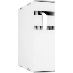 Hongshang 2111842118 Gaine thermorétractable sans colle blanc 9.50 mm 4.80 mm Taux de retreint:2:1 10 m