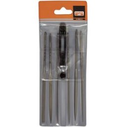 Bahco 2-470-16-1-0 Nadelfeilenset 6pcs. 160mm dans sacoche en plastique 1 pc(s)