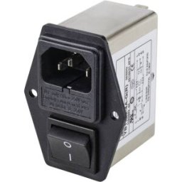 TRU COMPONENTS TC-10101524 Filtre dalimentation avec connecteur femelle pour appareil, avec interrupteur 250 V/AC 4 A 1.2 mH 1 pc(s)