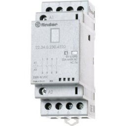 Finder 22.34.0.230.4620 Contacteur 2 NO (T), 2 NF (R) 230 V/DC, 230 V/AC 25 A 1 pc(s)