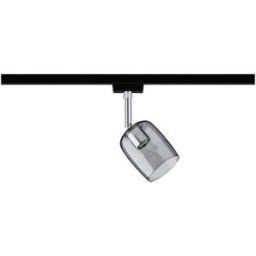 Paulmann Blossom Spot de plafond URail G9 noir (mat), verre fumé