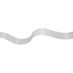 econ connect 28AWG9RM1 Câble en nappe Pas: 1 mm 9 x 0.08 mm² gris 30.50 m