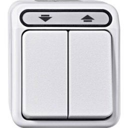 Interrupteur pour volet roulant Merten 4075006 AQUASTAR blanc polaire