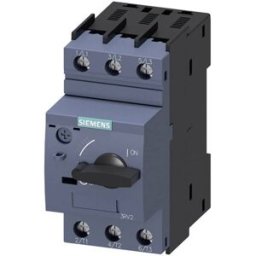 Disjoncteur Siemens 3RV2011-0JA10 Plage de réglage (courant): 0.7 - 1 A Tension de contact (max.): 690 V/AC (l x H x P) 45 x 97 x 97 mm 1 pc(s)