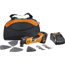 Fein AMM 700 MAX 71293665000 Outil multifonction sans fil + batterie, + chargeur, + accessoires 18 V 4 Ah