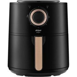 arzum AR2062-B Friteuse à air chaud 4 l protection contre la surchauffe, revêtement anti-adhésif cuivre, noir
