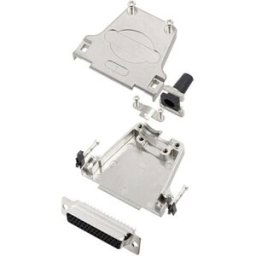 TRU COMPONENTS TCDTZF25HDS44K 7709772 Kit embase SUB-D femelle 180 ° Nombre de pôles: 44 fût à souder 1 pc(s)
