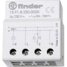 Télérupteur pour encastrement/saillie Finder 13.91.8.230.0000 1 NO (T) 230 V/AC 10 A 2300 VA 1 pc(s)