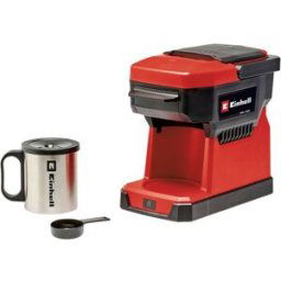 Einhell TE-CF 18 Li-Solo Power X-Change Cafetière rouge Nombre de tasse=1 avec fonction café filtre