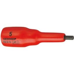 Gedore VDE IN 19 5 6124480 6 pans intérieurs Embout de tournevis VDE 5 mm 1/2 (12.5 mm)