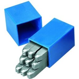 Gedore 8605140 Jeu de poinçons chiffres Hauteur des caractères: 6 mm