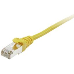 Equip 605568 RJ45 Câble réseau, câble patch CAT 6 S/FTP 15.00 m jaune contacts dorés 1 pc(s)