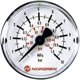 Manomètre IMI NORGREN 18-015-889 Raccordement (manomètre) à larrière 0 à 16 bar Filetage extérieur R1/8 1 pc(s)