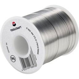 TOOLCRAFT Étain à souder sans plomb bobine Sn99,3Cu0,7 ROL1 250 g 0.5 mm