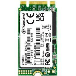 Transcend MTE452T2 256 GB SSD interne NVMe PCIe M.2 2242 PCIe NVMe 3.0 x2 industriel TS256GMTE452T2