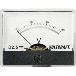 VOLTCRAFT AM-60X46/30V/DC AM-60X46/30V/DC Appareil de mesure à encastrer AM-60X46/60V/DC 30 V Bobine