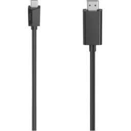 Câble adaptateur Hama USB-C® USB-C® mâle, Fiche mâle HDMI-A 1.50 m noir 00200718 4K UHD Câble dafficheur USB-C®