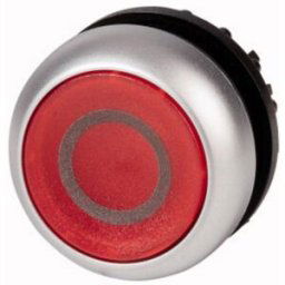 Eaton 216957 M22-DRL-R-X0 Bouton-poussoir lumineux à rappel collerette plastique 1 pc(s)