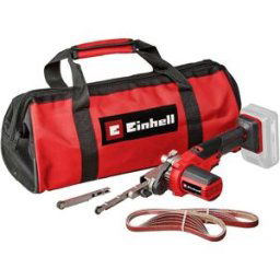 Einhell TE-BF 18 Li-Solo Akku-Bandfeile 4461000 Ponceuse à bande sans fil + accessoires, sans batterie, sans chargeur Largeur de bande 13 mm Longueur de bande