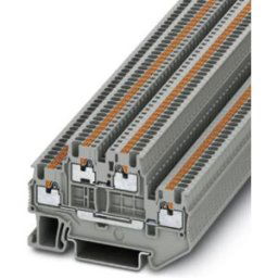 Bloc de jonction à 2 étages Phoenix Contact PTTB 1,5/S 3208511 gris 50 pc(s)