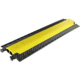 DEFENDER by Adam Hall Protège-câbles 86100LUX Polyuréthane noir/jaune Nombre de canaux: 2 1005 mm Contenu: 1 pc(s)