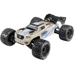 Reely Thor gris craie brushless 1:10 Auto RC électrique Monstertruck 4 roues motrices (4WD) 100% RtR 2,4 GHz avec accu, chargeur et piles pour lémetteur