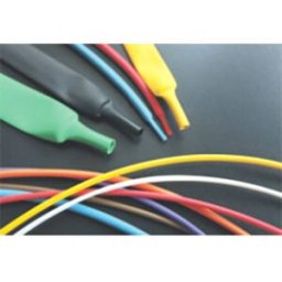 Hongshang ART003475 Gaine thermorétractable sans colle jaune 76.20 mm 38.10 mm Taux de retreint:2:1 Marchandise vendue au mètre