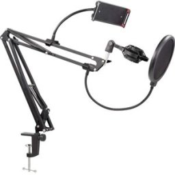 Renkforce RF-MCS-200 Trépied de table pour microphone