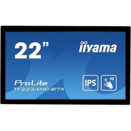 Moniteur LCD Iiyama ProLite TF2234MC-B7X CEE F (A - G) 54.6 cm 21.5 pouces 1920 x 1080 pixels 16:9 8 ms HDMI™, DisplayPort, VGA, USB IPS LCD
