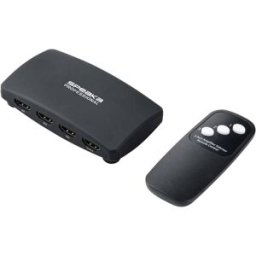 SpeaKa Professional SP-HDS-200 3 ports Switch HDMI avec télécommande 7680 x 4320 pixels