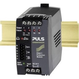 Module de protection 4 canaux Entrée 24 V/DC / 4 x 1 A PULS DIMENSION PISA11.401