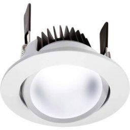 Deko Light 565193 COB 68 CCT Luminaire à LED encastrable CEE: G (A - G) LED LED intégrée 8 W blanc de sécurité (RAL 9003)