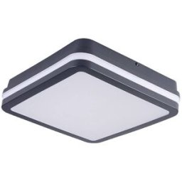 Kanlux 33380 Beno Plafonnier LED, Applique LED, Plafonnier LED extérieur, Applique LED extérieure LED LED intégrée 18 W gris graphite