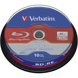 Blu-ray BD-RE vierge Verbatim 43694 tour 10 pc(s) 25 GB