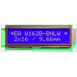 DISPLAY VISIONS Afficheur 7 segments bleu-blanc 9.66 mm 3.3 V, 5 V Nombre de chiffres: 2 EAW162B-BNLW