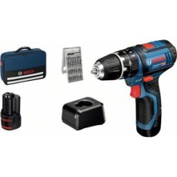 Bosch Professional GSB 12V-15 -Perceuse à percussion sans fil + 2 batteries