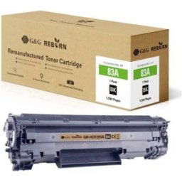 G&G; Toner remplace HP 83A compatible noir 1500 pages Reborn remanufactured 21241