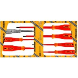 Bernstein Tools for Electronics 14-650-VDE VDE Jeu de tournevis 7 pièces vis à fente, vis Pozidriv