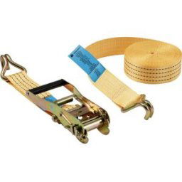TOOLCRAFT Sangle de serrage double Force de traction LC : arrimage plaquant (simple/direct)=2000 daN (L x l) 8000 mm x 50 mm à cliquet
