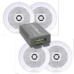 Lyndahl LYNCS180IPS4 Set de haut-parleurs 2 voies à encastrer 120 W 4 Ω blanc 1 set