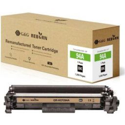 G&G; Toner remplace HP 94A compatible noir 1200 pages Reborn remanufactured 21244