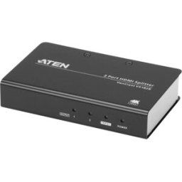 Aten VS182B 1+2 ports Répartiteur HDMI compatible avec lultra HD 4096 x 2160 pixels noir