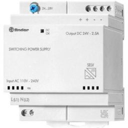 Finder 78.60.1.230.2402 Alimentation rail DIN 24 V/DC 2.8 A 60 W Contenu 1 pc(s)