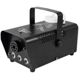 EuroLite N-11 LED HYBRID AM Machine à brouillard avec étrier de fixation, avec télécommande filaire, avec effet lumineux