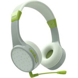 Hama pour enfants Micro-casque supra-auriculaire Bluetooth Stereo vert micro-casque, volume réglable