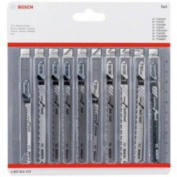 Bosch Accessories 2607011172 SET de lames de scie sauteuse Clean Precision, 10 pièces 10 pc(s)