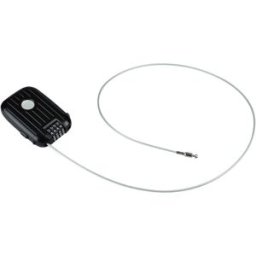 Burg Wächter Snap+Lock 715/90 SB Câble antivol noir fermeture à combinaison